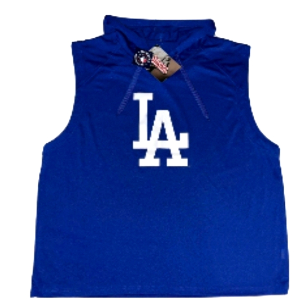 Dodgers Stitches sleeves hoodie